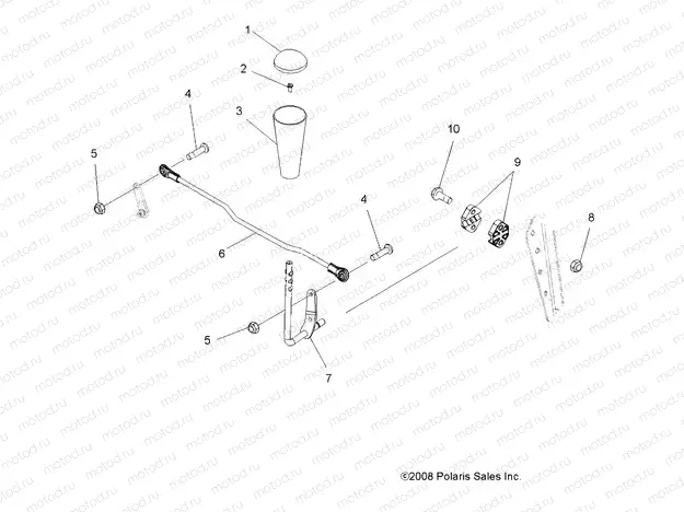 DRIVE TRAIN | DRIVE TRAIN, GEAR SELECTOR - A13DH50AX/AZ (49ATVGEARSELECT09SPTRG500)