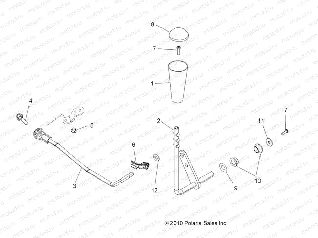 DRIVE TRAIN | DRIVE TRAIN, GEAR SELECTOR - A13DN5EFL (49ATVGEARSELECT11SPTRGEPS550I)