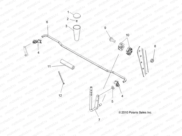 DRIVE TRAIN | DRIVE TRAIN, GEAR SELECTOR - A13MH76FF (49ATVGEARSELECT11SP500)