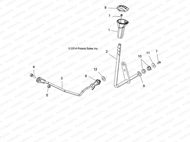 DRIVE TRAIN | DRIVE TRAIN, GEAR SELECTOR - A15SXE95AC/AK/AW/L95AM (49ATVGEARSELECT15850SP)