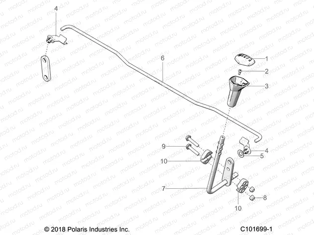 DRIVE TRAIN | DRIVE TRAIN, GEAR SELECTOR - A20SEG50A1/A5/CA1/CA5 (C101699-1)