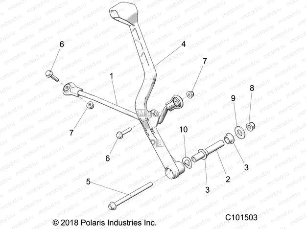 DRIVE TRAIN | DRIVE TRAIN, GEAR SELECTOR - A20SGE95AK (C101503)