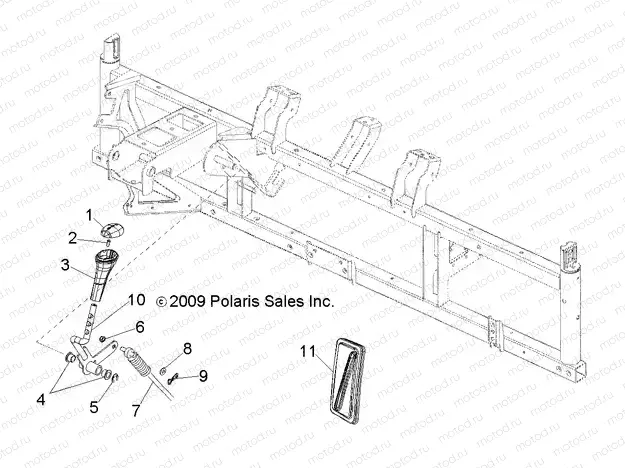 DRIVE TRAIN | DRIVE TRAIN, GEAR SELECTOR - R13WH76AG/AR/EAH/EAI (49RGRGEARSELECT10800CREW)