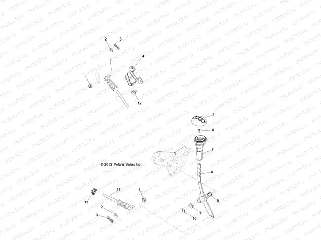 DRIVE TRAIN | DRIVE TRAIN, GEAR SELECTOR - R13XT87AA/9EAK (49RGRGEARSELECT13RZRXP4)