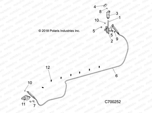 DRIVE TRAIN | DRIVE TRAIN, GEAR SELECTOR - R20RSB99/A/B (C700252)