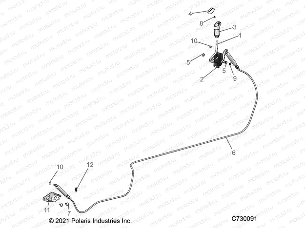 DRIVE TRAIN | DRIVE TRAIN, GEAR SELECTOR - R22M4A57B1/EB5/B9 (C730091)