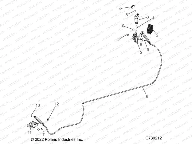 DRIVE TRAIN | DRIVE TRAIN, GEAR SELECTOR - R23MAA57B1/EB4/B9 (C730212)