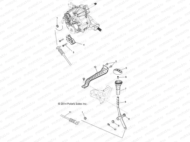 DRIVE TRAIN | DRIVE TRAIN, GEAR SELECTOR - Z15VHA57FJ (49RGRGEARSELECT15570EU)