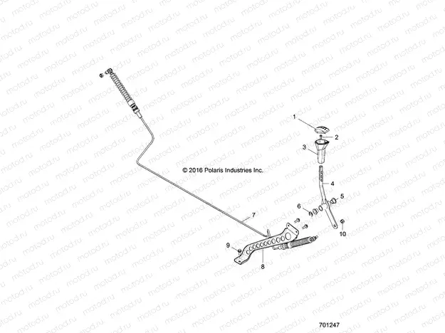 DRIVE TRAIN | DRIVE TRAIN, GEAR SELECTOR - Z18VHA57B2 (701247)