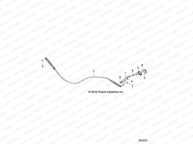 DRIVE TRAIN | DRIVE TRAIN, GEAR SELECTOR - Z20ASA87B2/E87BH/BW (701072)