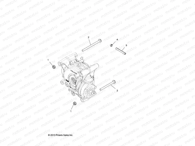 DRIVE TRAIN | DRIVE TRAIN, GEARCASE MOUNTING, REAR - A14YN8EAJ/EAT (49MVGEARCASEMTG14850WV)