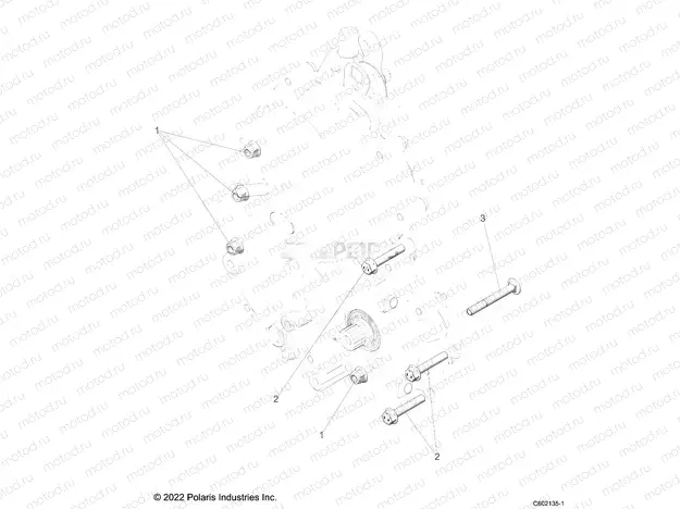 DRIVE TRAIN | DRIVE TRAIN, GEARCASE MOUNTING - S23TDP9FS (C602135)