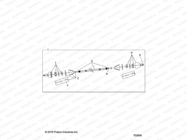 DRIVE TRAIN | DRIVE TRAIN, HALF SHAFT, REAR - Z20RAB92AC/BC/AR/BR/D92AC/BC/AR/BR (702695)