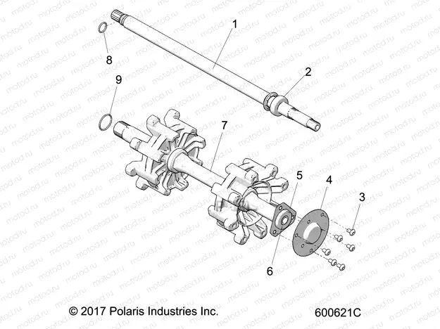 DRIVE TRAIN | DRIVE TRAIN, JACKSHAFT and DRIVESHAFT - S20FJB8/FJE8/FJP8 ALL OPTIONS (600621C)
