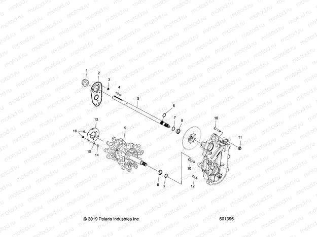 DRIVE TRAIN | DRIVE TRAIN, JACKSHAFT and DRIVESHAFT - S20MDX6JSA/6JEA (601396)