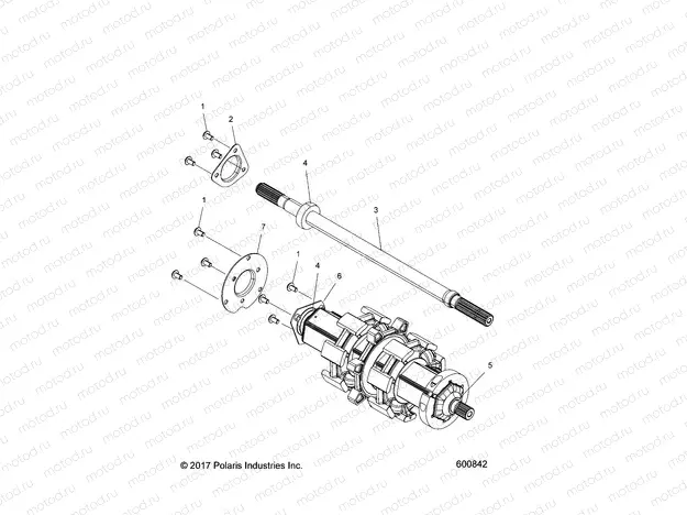 DRIVE TRAIN | DRIVE TRAIN, JACKSHAFT and DRIVESHAFT - S21EGT8R ALL OPTIONS (600425)