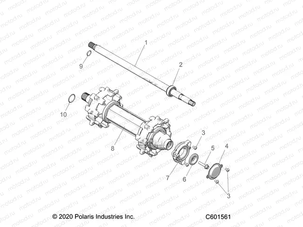 DRIVE TRAIN | DRIVE TRAIN, JACKSHAFT and DRIVESHAFT - S21FJB8/FJE8/FJP8 ALL OPTIONS (C601561)
