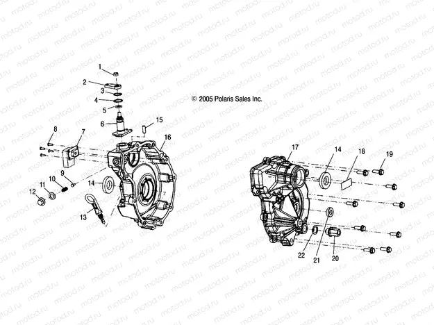 DRIVE TRAIN | DRIVE TRAIN, MAIN GEARCASE - A09BA50FA (4999202939920293C02)
