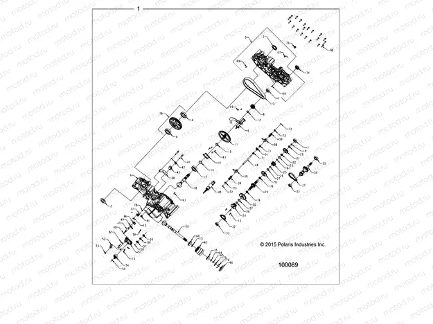 DRIVE TRAIN | DRIVE TRAIN, MAIN GEARCASE - A17SES57CL/EL