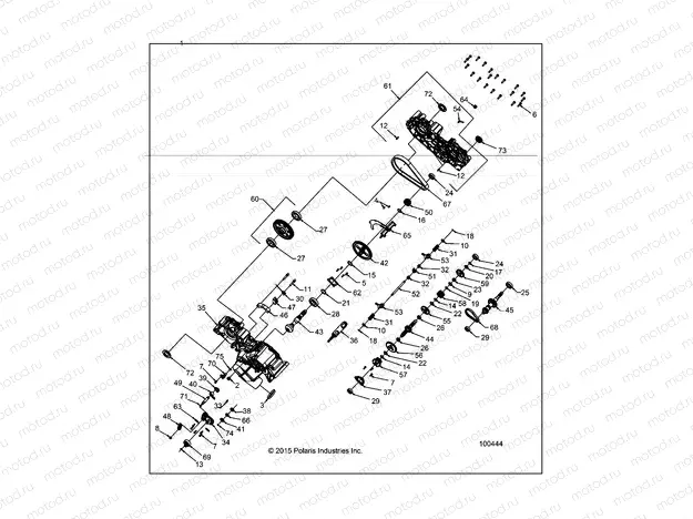 DRIVE TRAIN | DRIVE TRAIN, MAIN GEARCASE - A19SAA50D5