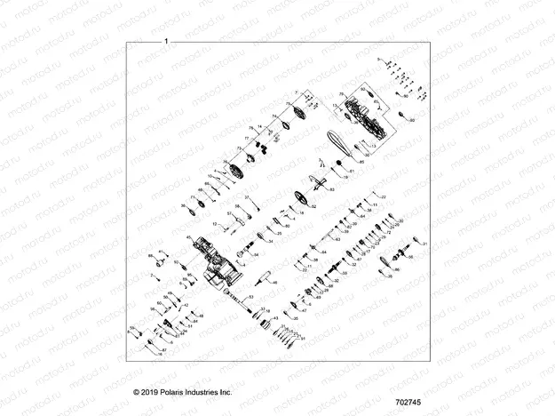 DRIVE TRAIN | DRIVE TRAIN, MAIN GEARCASE - A20SDE57K5