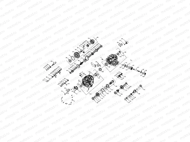 DRIVE TRAIN | DRIVE TRAIN, MAIN GEARCASE INTERNALS - R19RRU99A9/AD/AJ/AP/B9/BD/BJ/BP (702456)