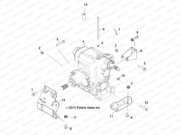 DRIVE TRAIN | DRIVE TRAIN, MAIN GEARCASE MOUNTING - R15RAA76AA/AJ (49RGRGEARCASEMTG116X6)