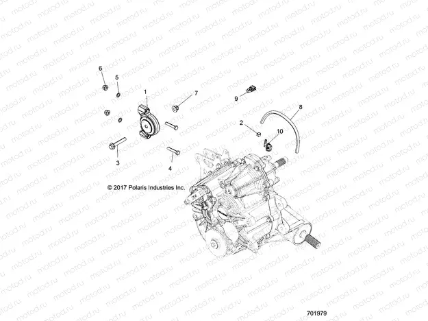 DRIVE TRAIN | DRIVE TRAIN, MAIN GEARCASE MOUNTING - R18RVAD1N1 (701979)
