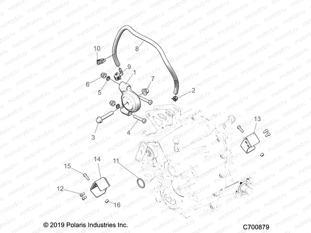DRIVE TRAIN | DRIVE TRAIN, MAIN GEARCASE MOUNTING - R20RRP99CF/FF (C700879)