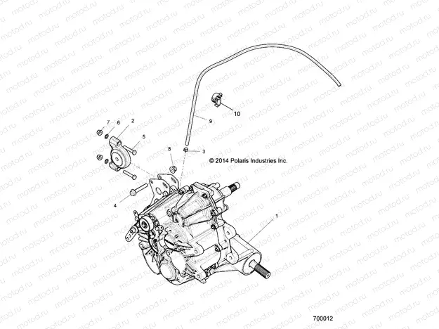 DRIVE TRAIN | DRIVE TRAIN, MAIN GEARCASE MOUNTING - Z15VCE87AT/AV (700012)