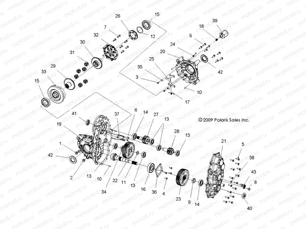 DRIVE TRAIN | DRIVE TRAIN, MAIN GEARCASE - R15MAEGJ/GC/EJ (49LEVGEARCASE1332793)