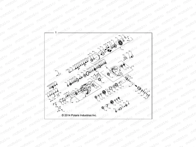 DRIVE TRAIN | DRIVE TRAIN, MAIN GEARCASE - R15RMH57AR (49RGRGEARCASE1333418)