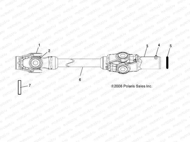 DRIVE TRAIN | DRIVE TRAIN, PROP SHAFT - A13DH50AX/AZ (4999204069920406C02)