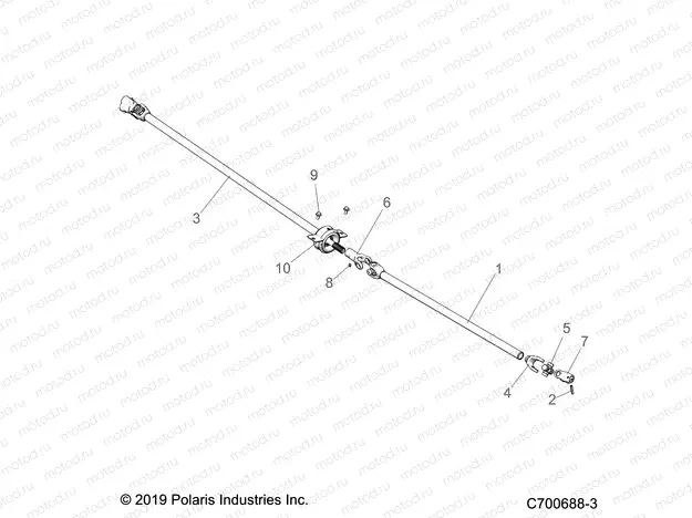 DRIVE TRAIN | DRIVE TRAIN, PROP SHAFT - R20T6A99A1/B1/E99A9/AM/AS/B9/BM/BS (C700688-3)