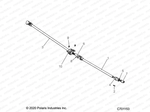 DRIVE TRAIN | DRIVE TRAIN, PROP SHAFT - R21T6U99AP/AG/BP/BG (C701153)