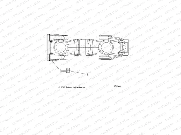 DRIVE TRAIN | DRIVE TRAIN, PROP SHAFT, REAR - A18SVS95CR/ER (101304)