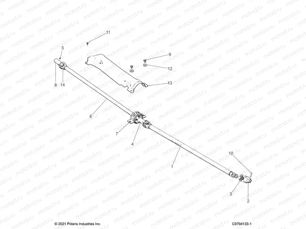 DRIVE TRAIN | DRIVE TRAIN, PROP SHAFT - Z22N4K99AK/AR/BK/BR/N4VAK/BK/AR/BR (C0704133)