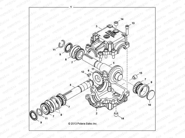 DRIVE TRAIN | DRIVE TRAIN, PTO GEARBOX - D132M9JDJ (49BRUTUSPTOGEARBOX13)