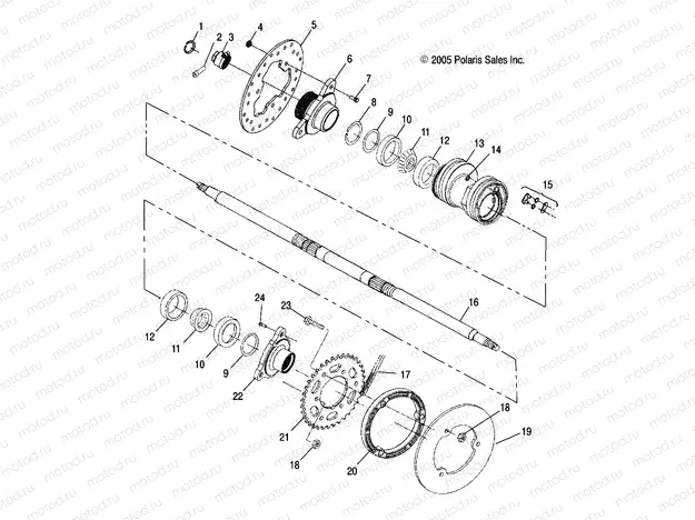 DRIVE TRAIN | DRIVE TRAIN, REAR AXLE and HOUSING - A09BA50FA (4999201549920154C03)