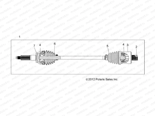DRIVE TRAIN | DRIVE TRAIN, REAR DRIVE SHAFT - R15RTA57AA/BA/AR/AC/EAU (49RGRSHAFTDRVRR13900XP)