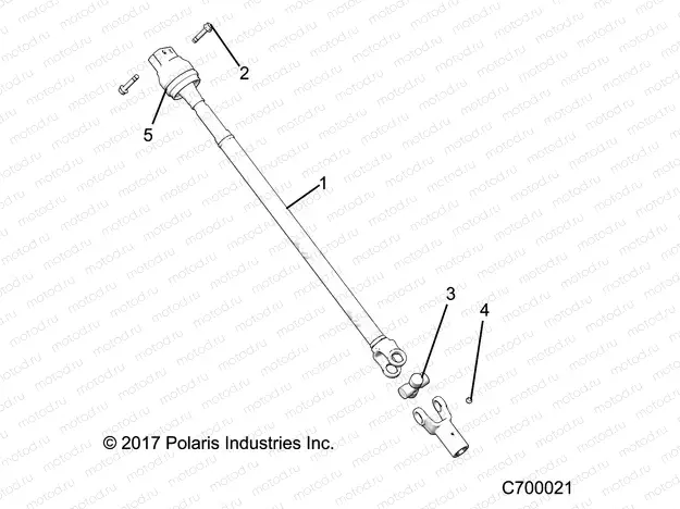 DRIVE TRAIN | DRIVE TRAIN, REAR PROP SHAFT - R18RRE99FM/SFB/SCM (C700021)