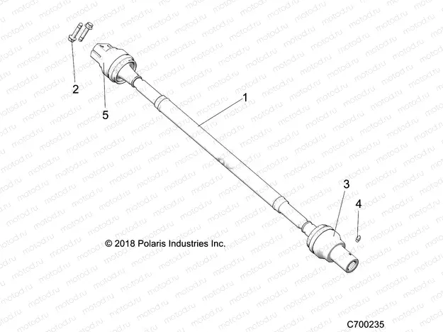 DRIVE TRAIN | DRIVE TRAIN, REAR PROP SHAFT - R19RRU99/A/B (C700235)