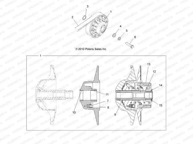 DRIVE TRAIN | DRIVE TRAIN, SECONDARY CLUTCH - A17SES57C1/C2/C7/E1/E2/E7/SET57C1/C2/E1/E2