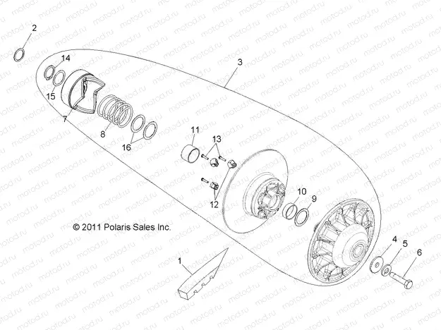 DRIVE TRAIN | DRIVE TRAIN, SECONDARY CLUTCH - R13RH45AG (49RGRCLUTCHDVN12400)