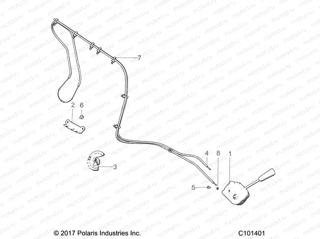 DRIVE TRAIN | DRIVE TRAIN, SHIFT LEVER - A23HZB15A1/A4/B1/B4  (C101401)