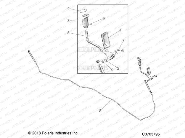 DRIVE TRAIN | DRIVE TRAIN, SHIFT LEVER AND CABLE - D21BEP99A4/B4/GP99A4 (C0703795)
