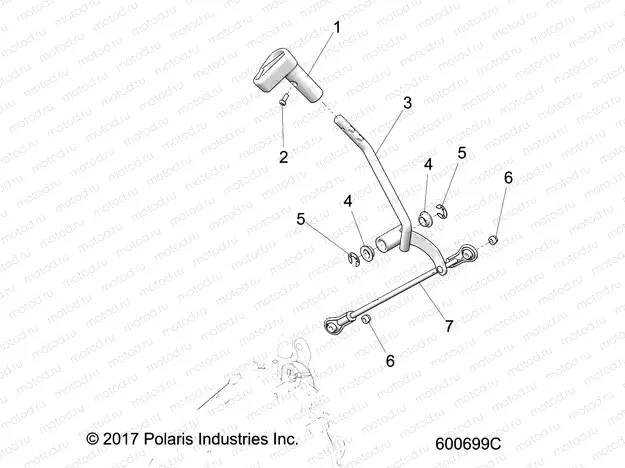 DRIVE TRAIN | DRIVE TRAIN, SHIFT LINKAGE - S23FJE9FS/9FE ALL OPTIONS (600699C)