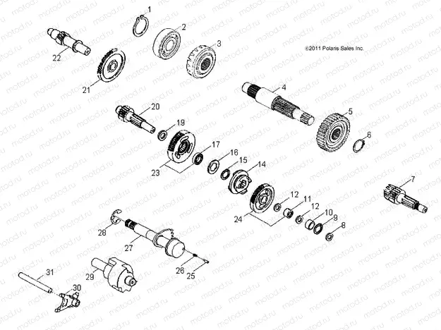 DRIVE TRAIN | DRIVE TRAIN, TRANSMISSION - A15YAP20AF (49ATVTRANSMISSION12PHX)
