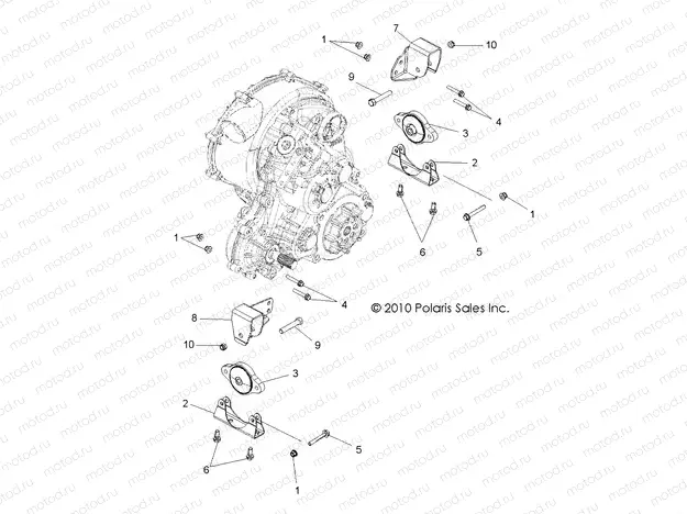 DRIVE TRAIN | DRIVE TRAIN, TRANSMISSION MOUNTING - R13TH90DG (49RGRTRANSMTG11D)