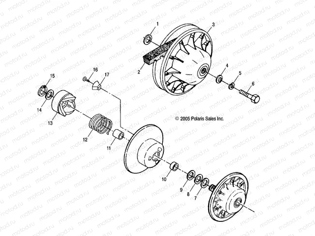 DRIVEN CLUTCH - A03BG50AA (4999200059920005C06) | DRIVEN CLUTCH - A03BG50AA (4999200059920005C06)